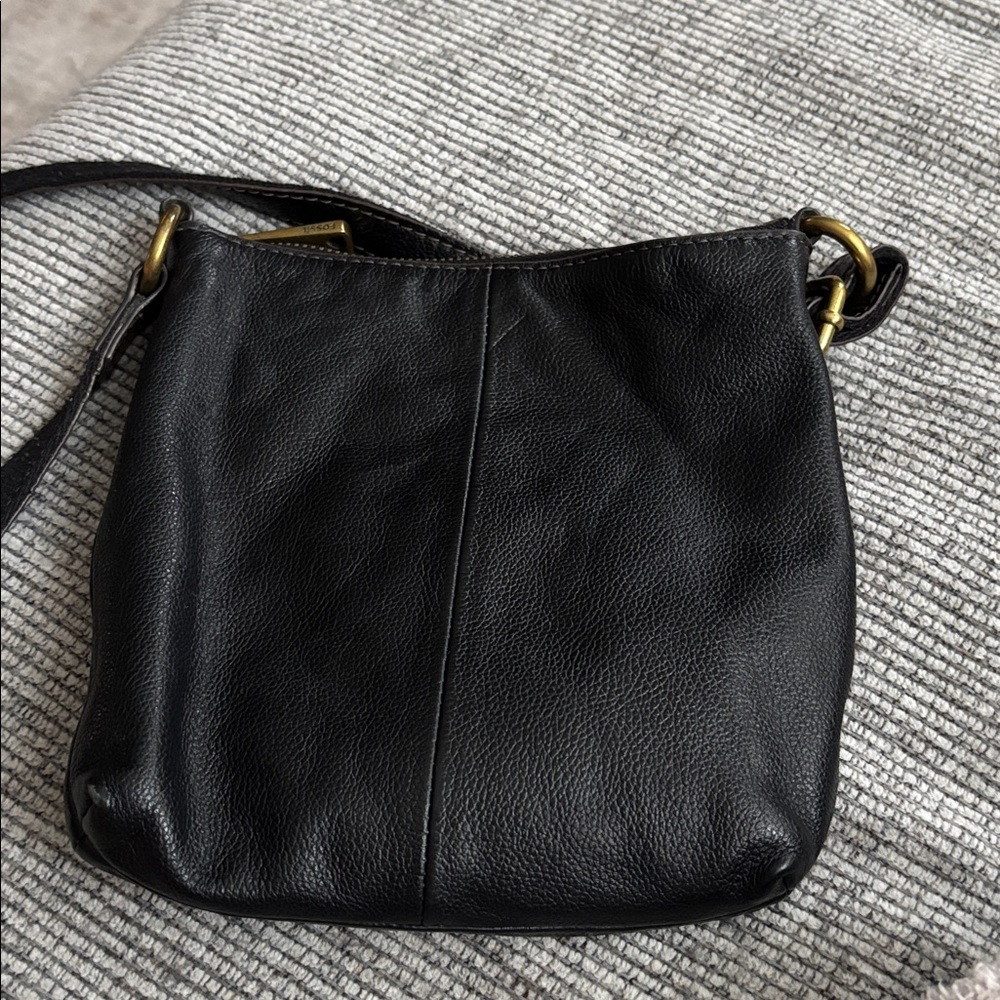 Fossil leather black cross body - Picture 11 of 16